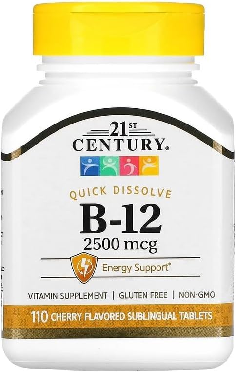 Vitamina B12 da 21st Century. Fonte da imagem: Amazon