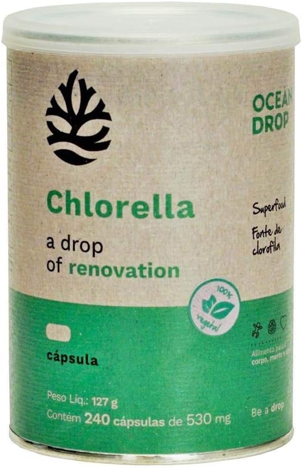 Suplemento de chlorella da Ocean Drop. Fonte da imagem: Amazon
