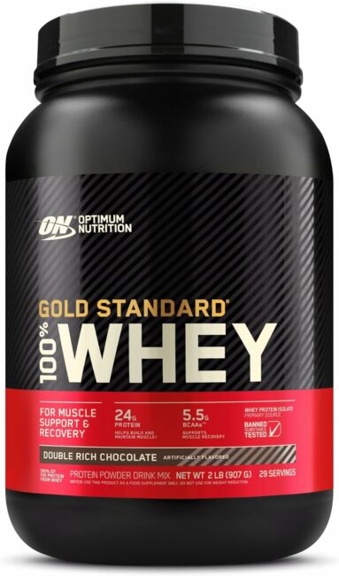 Whey Optimum Nutrition Goldstandard. Fonte da imagem: Amazon