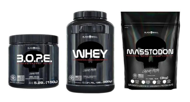 Kit de produtos da Black Skull. Imagem retirada do site oficial da marca