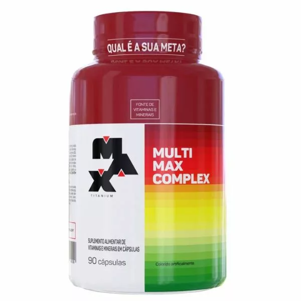 Multivitamínico Max Titanium. Imagem retirada do site da Max Titanium.