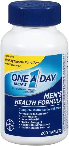 Multivitamínico One a Day para homens. Imagem retirada do site da Amazon.