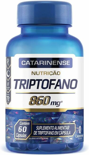 Suplemento de triptofano da marca Catarinense. Fonte da imagem: Amazon