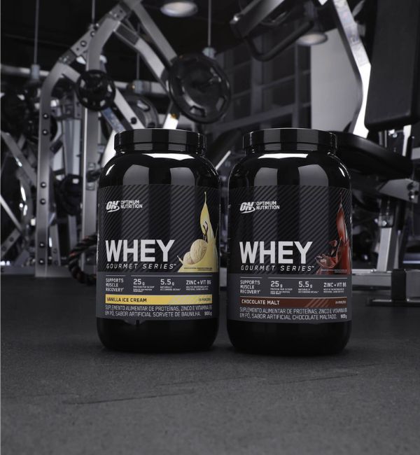 Whey Protein Gourmet Series, Optimum Nutrition. Imagem retirada do site da Optimum Nutrition.
